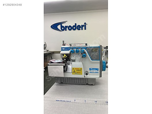 Broderi BD747 4 İplik Sessiz Kafadan Motorlu Overlok Makinası