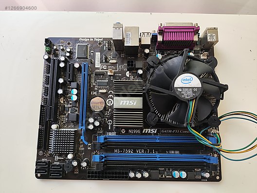 HOT Msi G41m P33 Ms 7592 Msi MSI G41M-P33 Combo Anakart