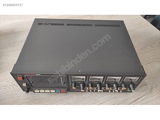 TASCAM 234 Syncaset 4 kanal Kaset Deck Recorder sahibinden.comda