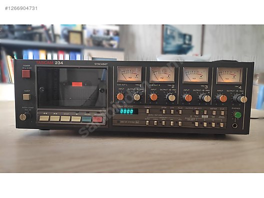 TASCAM 234 Syncaset 4 kanal Kaset Deck Recorder sahibinden.comda