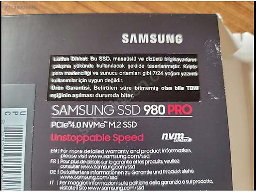 Samsung 980 PRO 2TB SSD NvMe M2 V8P2T0BW at  - 1138904985