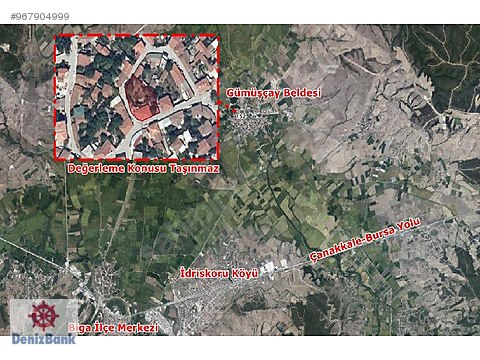 DENİZBANK� TAN ÇANAKKALE / BİGA� DA SATILIK 184 M2 MÜSTAKİL EV