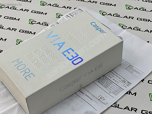 İkinci El ve Sıfır Alışveriş / Cep Telefonu & Aksesuar / Cep Telefonu / Casper / VIA E30