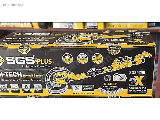 SGS ALÇI ZIMPARA MAKİNESİ 30dk kullanılmış - Sıfır Elektrikli