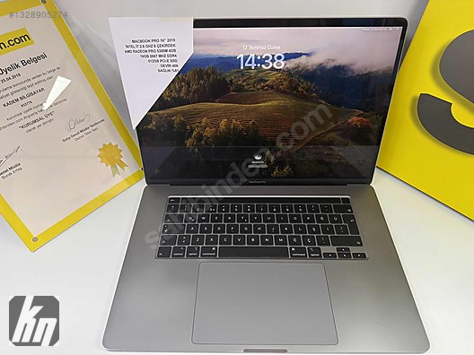 MacBook Pro 2019/ i7 6コア/16GB/ 555X 4GB Apple Macbook / 2019 MacBook Pro 16