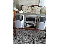 çift kaset çalar,CD li müzik seti