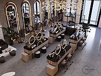 PROJEDEN BAYAN KUAFÖR VE GÜZELLİK SALON TASARIMLARI #1283905874