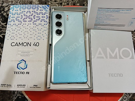 İkinci El ve Sıfır Alışveriş / Cep Telefonu & Aksesuar / Cep Telefonu / Tecno / Camon 40