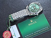 ROLEX SKY-DWELLER GREEN #1283905957