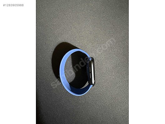 Apple Watch SE (2. Nesil) - Alüminyum Uzay Grisi Kasa 44 mm Mavi Kordon