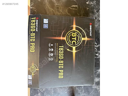 Biostar tb 360 pro i3 islemci 6 ay kullanildi - Anakart ve Tüm Masaüstü Bilgisayar Parçaları sahibinden.com'da