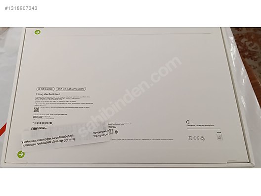 Apple Macbook / Apple MacBook Neo 8GBRAM/512GB SSD,A18 Pro,13