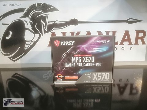 Alkanlar Bilisimden Msi Mpg X570 Gaming Pro Carbon Wifi Sifir Anakart Ve Tum Masaustu Bilgisayar Parcalari Sahibinden Com Da