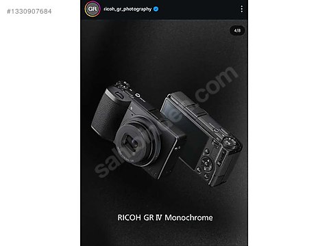 Kompakt / Ricoh / GR IV Monochrome / RICOH GR IV MONOCHROME