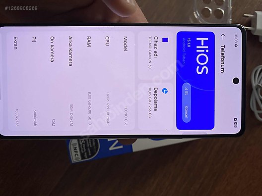 İkinci El ve Sıfır Alışveriş / Cep Telefonu & Aksesuar / Cep Telefonu / Tecno / Camon 30