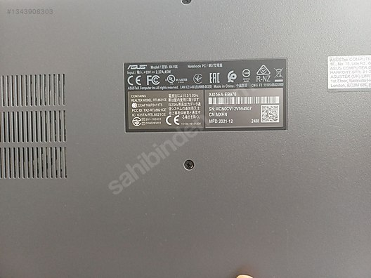 Asus / Asus X415E Dizüstü Bilgisayar Laptop on sahibinden.com