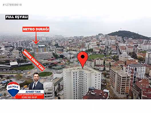 Remax Ahmet'ten SATILIK 1+1 DAİRE FULL EŞYALI PENDİK/VELİBABA #1278908618