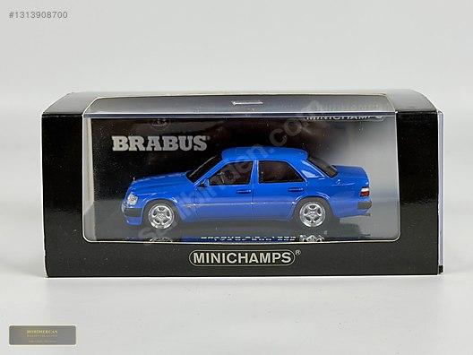 MINICHAMPS　BRABUS限定モデル 1993 ブルー 1/43 MINICHAMPS MERCEDES Brabus 500e W124 *HOBİMERCAN 437032502 on