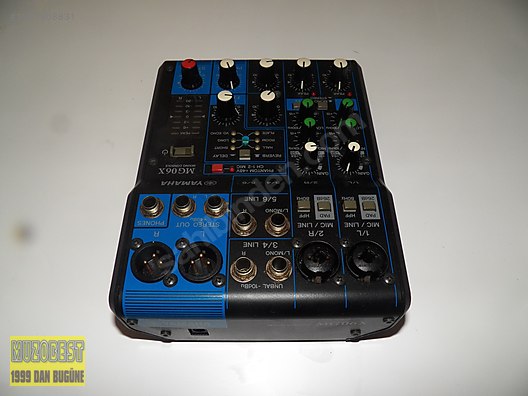 YAMAHA MG06X MIXING CONSOLE , 6 Kanal Efektli Analog Mikser