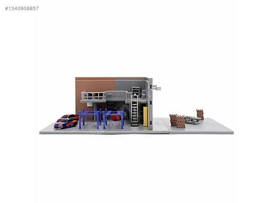 Jada 1/64 Hızlı ve Öfkeli Han'ın Garajı Nano Diorama Seti on