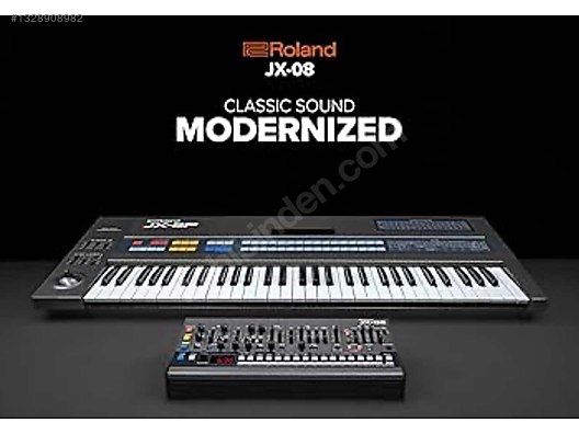 Roland JX-08 Synthesizer Sıfır Kutulu - Synthesizer ve Tuşlu