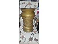 işlemeli antika vazo
