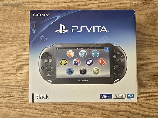 Ps Vita 2000 cfw şarj aleti ve 128gb sd+16 Gb hafıza kartlı on