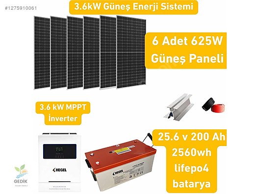 Used & Brand New Items / Garden & Home Improvement / Home Improvement / Heating / Solar Panel System