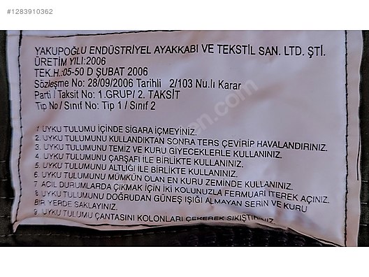 Used & Brand New Items / Sports / Nature Sports / Camping / Sleeping Bag