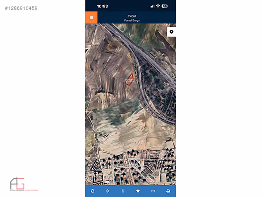 Belörende plan içinde ön parsel satılık #1286910459