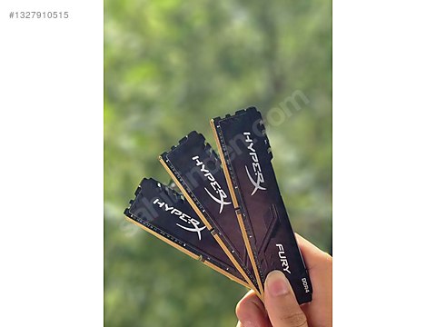 未使用 HyperX DDR4 16GB 8GB×2 3200MHz HyperX Fury 16GB DDR4 3200Mhz CL16 sahibinden.comda - 1327910515