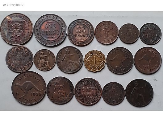 İkinci El ve Sıfır Alışveriş / Koleksiyon / Para & Madalya / Yabancı / Madeni Paralar