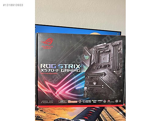 ASUS Rog Strıx X570-F Gamıng X570 Ddr4 Hdmı Dp M.2 Atx Am4 on