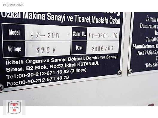 Freze - Metal İşleme Endüstri Makineleri - 1322910959