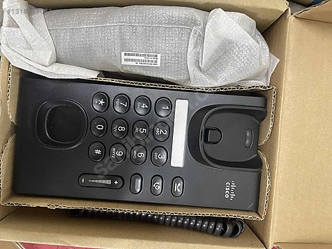 【中古】「非常に良い」IP Phone 6901 Charcoal Std Cisco cp-6901 tek hatlı ip telefon sıfır kutulu sahibinden.comda