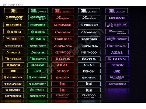 Pioneer Sony Technics Işıklı Pleksi Logo sahibinden.comda - 1333911131