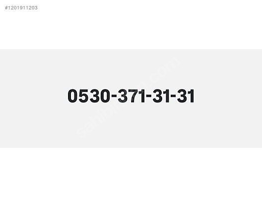 İkinci El ve Sıfır Alışveriş / Cep Telefonu & Aksesuar / Numara / Turkcell