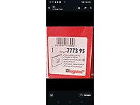 Legrand Telefon prizi kapağı