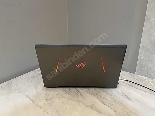 Asus Rog laptop Gtx1060 6Gb 192bit ekartı 24Gb Ram 970Evo M2 SSD 
