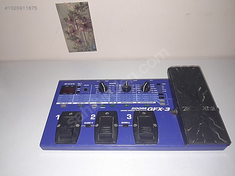 Zoom gfx-3 sahne pedalı - Efekt Pedalı ve Diğer Enstrüman Yan