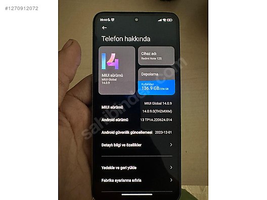 İkinci El ve Sıfır Alışveriş / Cep Telefonu & Aksesuar / Cep Telefonu / Xiaomi / 12S