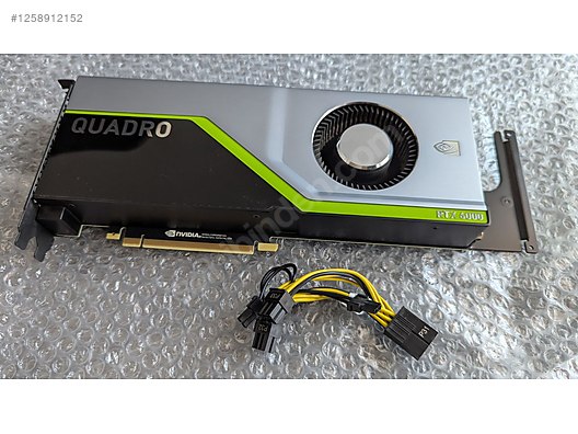 tane Profesyonel GPU CAD Nvidia Quadro RTX 6000 P6000 24GB at