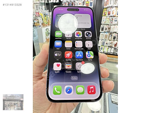 Apple / iPhone 14 Pro / İPHONE 14 PRO 256 GB MOR DEĞİŞENSİZ PİL%75