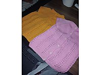 el örgüsü bebek yelekleri