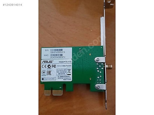 Asus PCE-N10 150Mbps Kablosuz PCI-E Adaptör - Sıfır Antensiz - Alışveriş :: Sıfır, İkinci El Ürünlerle sahibinden.com'da