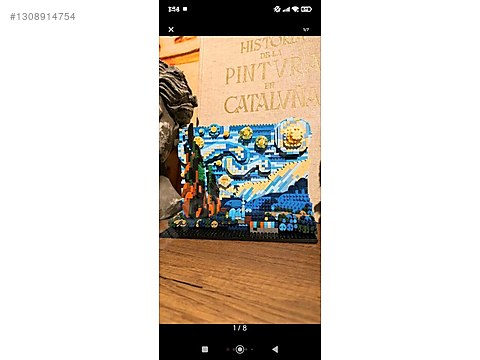 1840 parça LEGO VAN GOGH YILDIZLI GECE MUADİL sahibinden.comda