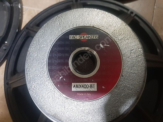 B&C AMX 400-800 watt 38 cm hoparlorler sahibinden.comda - 1144914870