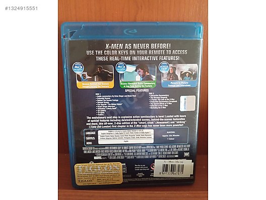X - MEN - Blu-ray 2 disk - Yabancı Blu-ray Filmler sahibinden.com