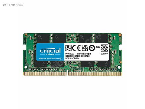 Crucial 16GB DDR4 3200mgh Sıfır ayarında Ram Bellek sahibinden
