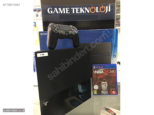 Ps4 1 Tb Standart Model Siyah Kol Nba 2k14 Oyunu Gameteknoloji At Sahibinden Com 779915591